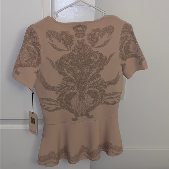 NWT: Ivanka Trump peplum top - Picture 2 of 7